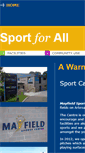 Mobile Screenshot of mayfieldsportscentre.co.uk